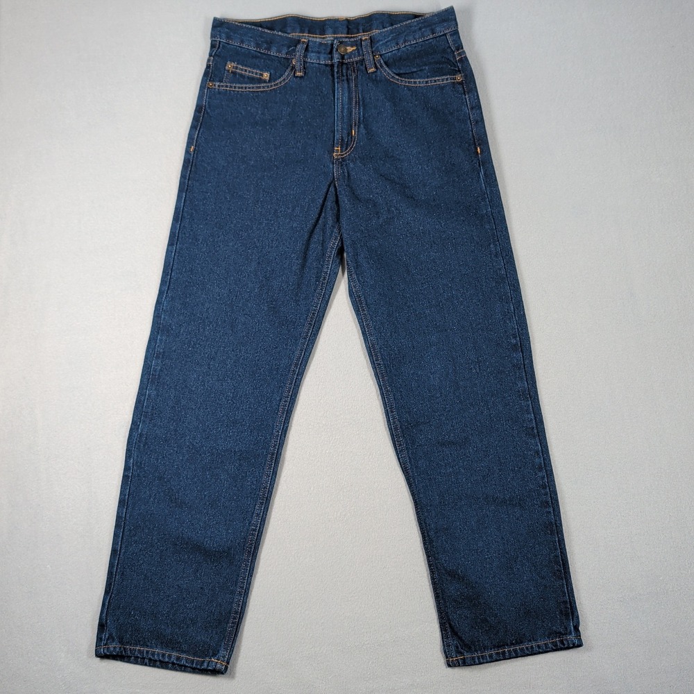 Relaxed Fit Men's Jeans - Dark Blue